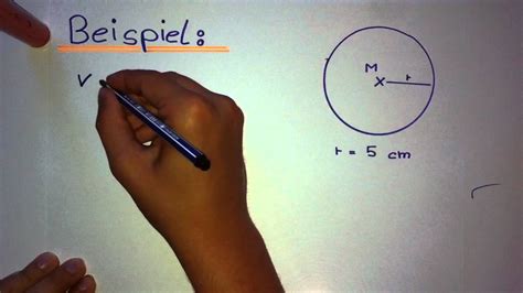 Volumen Einer Kugel Berechnen Mathe Verstehen Youtube