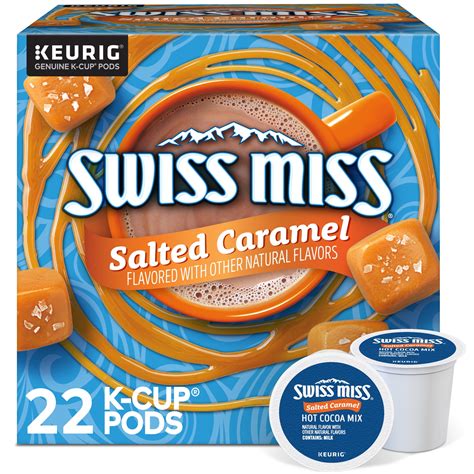Swiss Miss Salted Caramel Hot Cocoa K Cup Pods Count Walmart