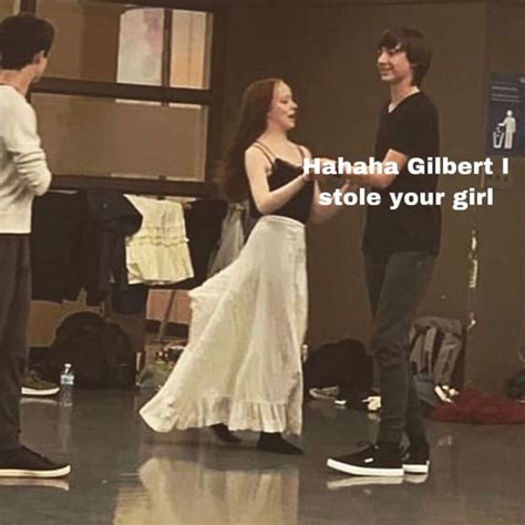 I Saw The Photo I Had To Do It Anne Movie Gilbert And Anne Anne Of