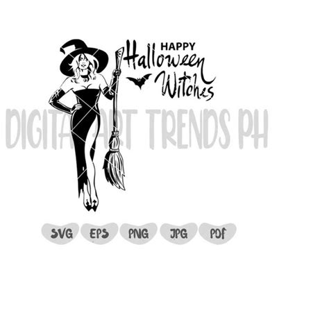 Witch Svg Witch Silhouette Witches Svg Bundle Halloween W Inspire