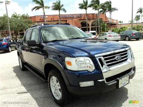 2008 Dark Blue Pearl Metallic Ford Explorer Sport Trac Xlt 83017182 Photo 1