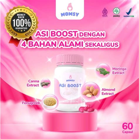 Jual Momsy Asi Booster Pelancar Asi Isi Capsul Bpom Halal Natural