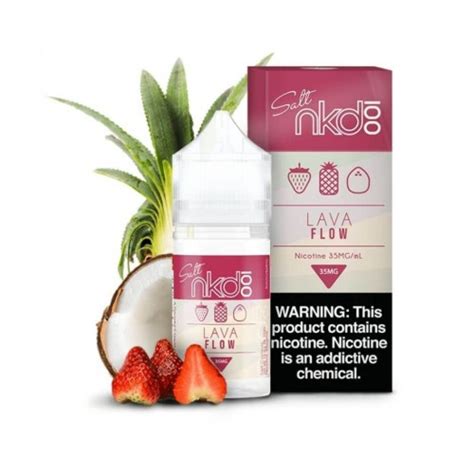 Naked Strawberry Pom Ml Premium Salt Likit