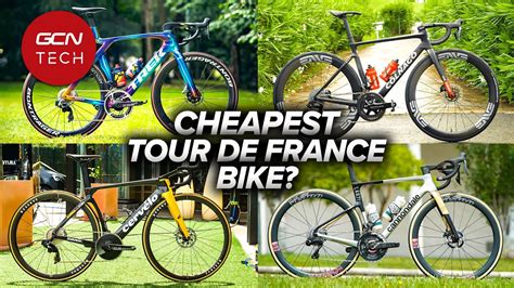 Tour De France Bikes Ranked Cheapest To Most Expensive YouTube