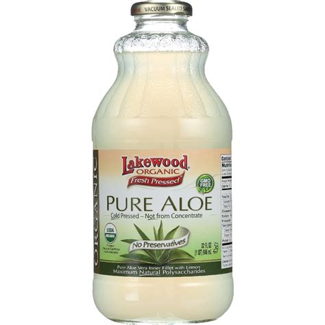 Lakewood Organic Aloe Vera Juice Qt