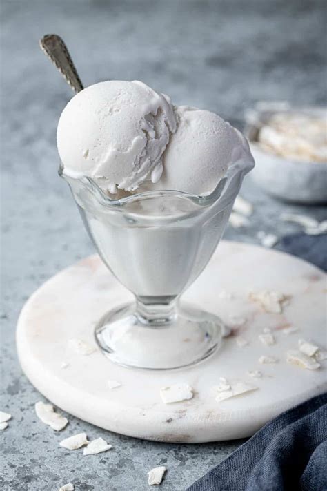 Easy Coconut Ice Cream Vegan Domestic Gothess