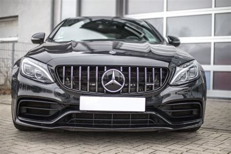 Mercedes Benz C43 W205 Carbon Fiber Panamericana GT Front Grill 2019