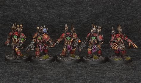 Chaos Space Marine Terminators By Lezvie Putty Paint