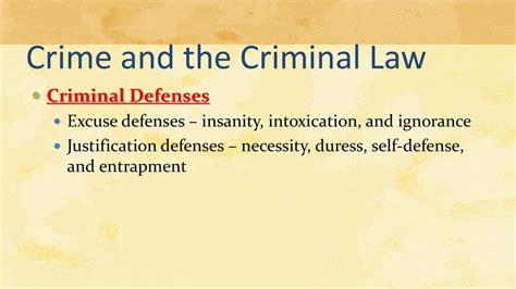 Crime Criminology And The Criminal Law Ppt Download