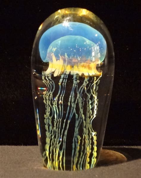 Richard Satava Jellyfish Glass Sculpture Made In USA Page 2 Crystal