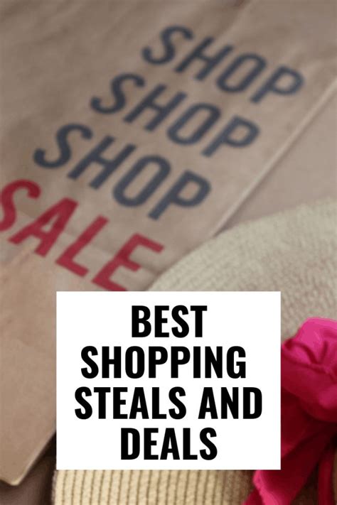Shopping Steals And Deals An Alli Event