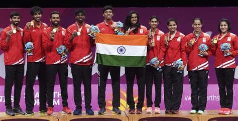 India win gold in mixed team badminton at 2018 Commonwealth Games - Hindustan Times