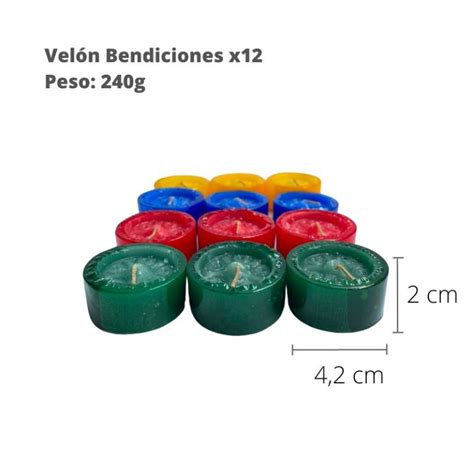 Vel N Bendiciones Paquetes X Unidades Velas Sagrado Coraz N