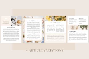 Cookbook Recipe Template Graphic By SHOPRSHOP Creative Fabrica