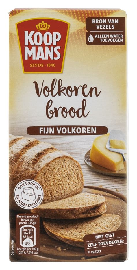 Koopmans Mix Voor Volkoren Brood Test En Review Testaankoop Gezond