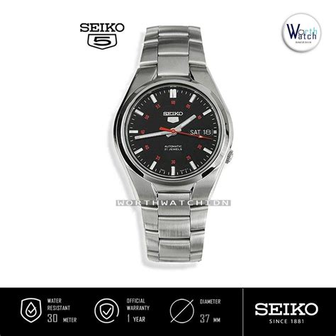 Jual Jam Tangan Pria Otomatis Seiko Automatic Men Black Dial