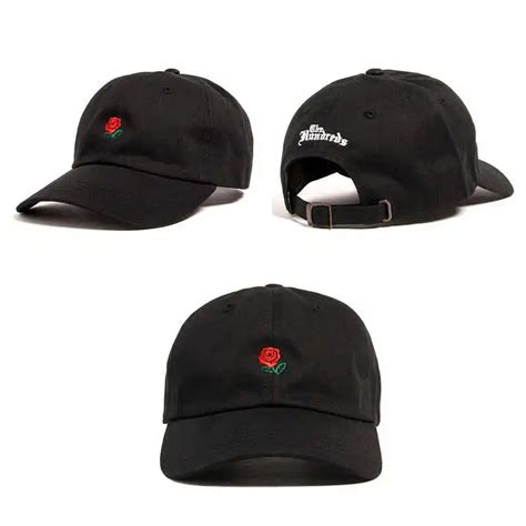 Boné de beisebol feminino e masculino snapback flor bordado curvo