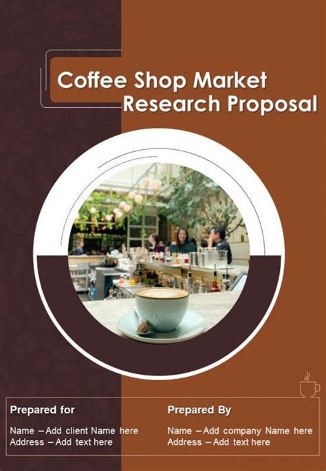 Coffee Shop Market Research Proposal Example Document Report Doc Pdf