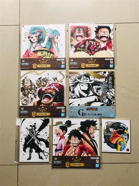 One Piece Shikishi Art Board On Carousell