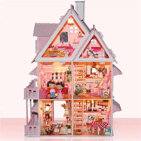 Bricolage Bois Mod Le Maison De Poup E De Poup E Maisons Main Cadeau De