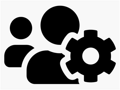 Users Cog Font Awesome Hd Png Download Kindpng