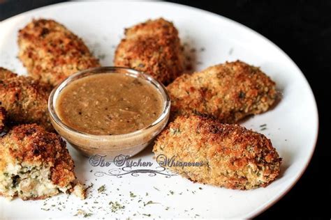 Crispy Baked Chicken Croquettes