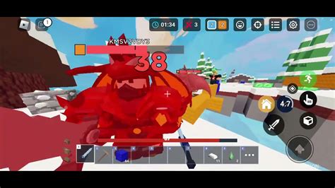 Playing V Duel In Roblox Bedwars Strategy Gameplay Bedwars Gaming