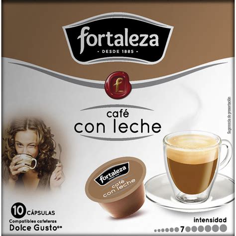 Fortaleza Caf Con Leche Intensidad Estuche C Psulas Compatibles