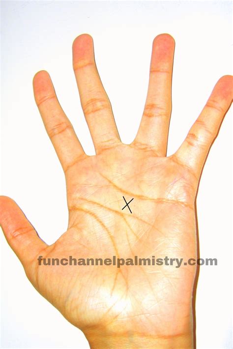 True Meaning And Location Of Mystic Crossletter X In Your Palm
