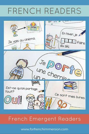 French Emergent Readers Printable Mini Books To Get Your Beginning