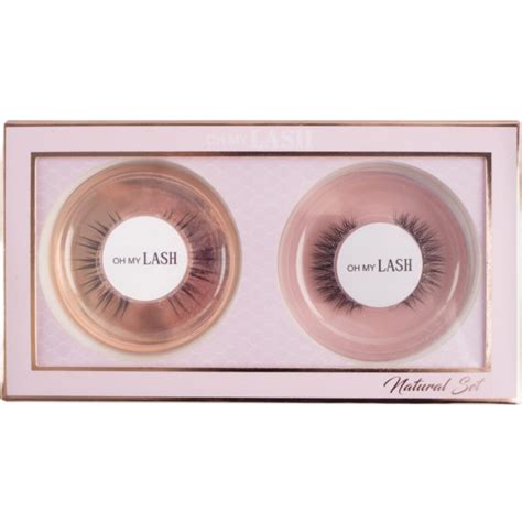 Köp Oh My Lash Faux Mink Strip Lashes Natural Set Refill 2 par på apotea se