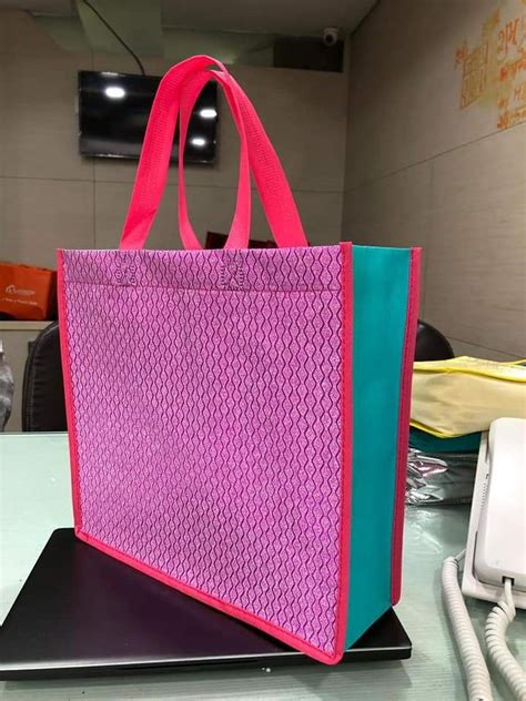 Pink Shopping Bags Non Woven Bag Capacity 5kg At Rs 50 Piece In