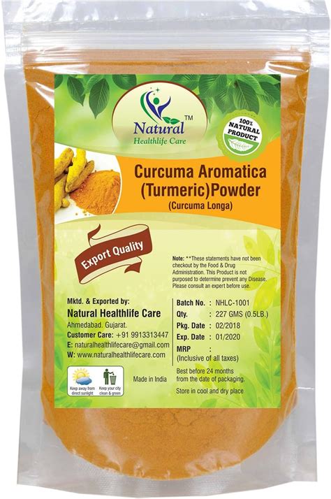 Amazon Natural Healthlife Care 100 Pure Natural Curucuma