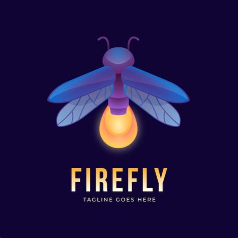 Free Vector | Firefly branding logo template