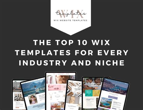 The Top 10 Wix Templates For Every Industry And Niche