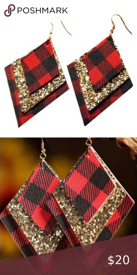 Spotted While Shopping On Poshmark Buffalo Plaid Earrings Poshmark