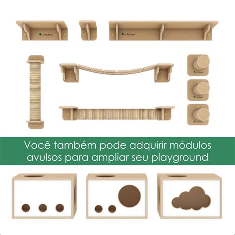 Siam S Playground Para Gatos Itens Linha Ecol Gica