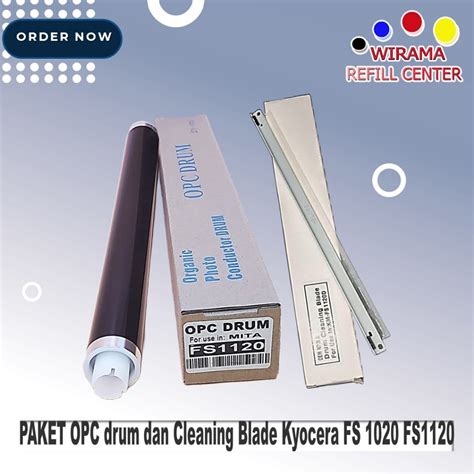 Jual Paket Opc Drum Dan Cleaning Blade Mesin Fotocopy Kyocera Fs