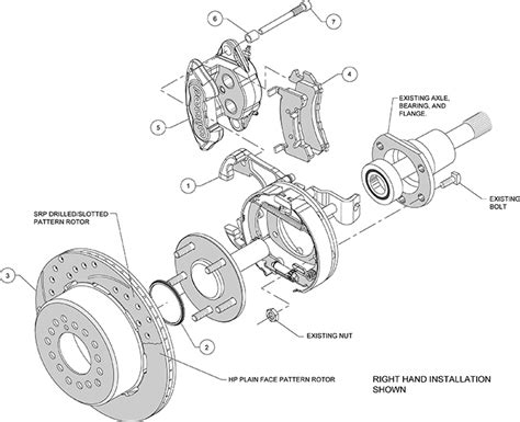 Wilwood Disc Brakes Rear Brake Kit Part No 140 12211 D