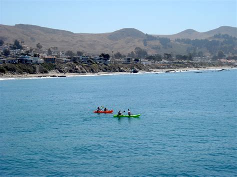 Cayucos_2009_Kayakers1 - Pier Fishing in California