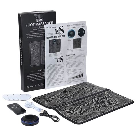 8 Modes EMS Foot Massager Mat Pro With Remote Control