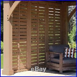 12 Gazebo Privacy Wall Fits 1212 And 1214 Wood Gazebo Patio