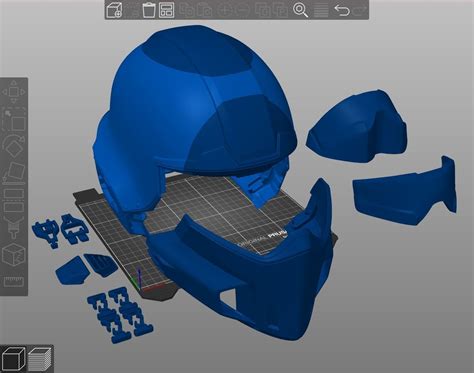 Helldiver B 01 Helmet 3d Print File 3D Model 3D Printable CGTrader