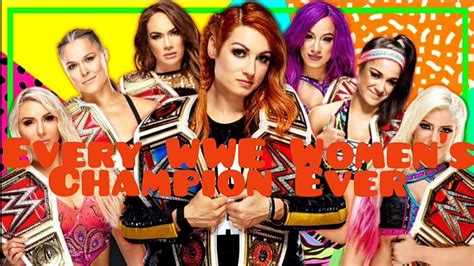 Every Wwe Womens Champion Ever 2016 Present List Of Every Wwe Womens Champions Youtube