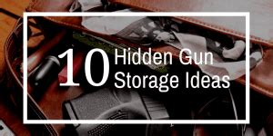 10 Hidden Weapon Storage Ideas Secret Drawers Fake Books And More