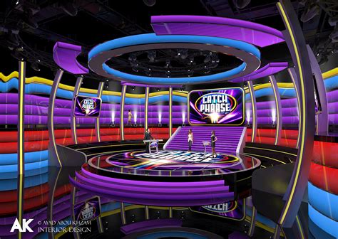 TV Set Design Game Show 1 Images Behance