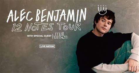 Alec Benjamin Announces ‘12 Notes’ Tour Live Nation Entertainment