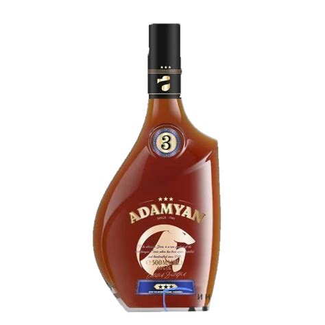 Коньяк 3 звезды Adamyan, 0.5 л