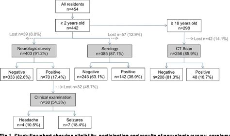 Figure 1 From High Prevalence Of Asymptomatic Neurocysticercosis In An