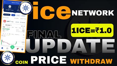 Ice Mining App New Update Ice Network Price Ice Network Withdrawal